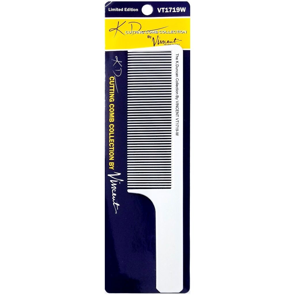PEINE PLANO VINCENT DE 9 PULGADAS BLANCO VT1719W