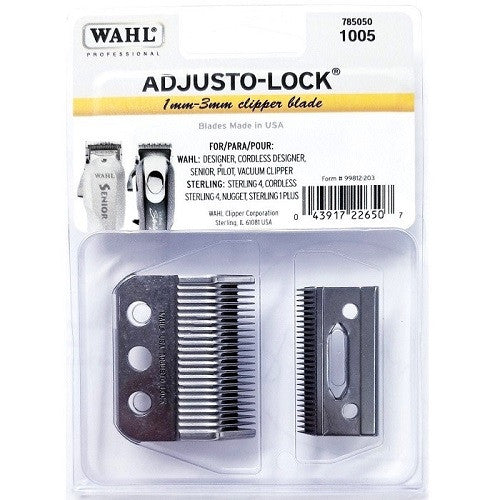 WAHL 3 HOLE CLIPPER BLADE - STANDARD - 1MM-3MM #01005