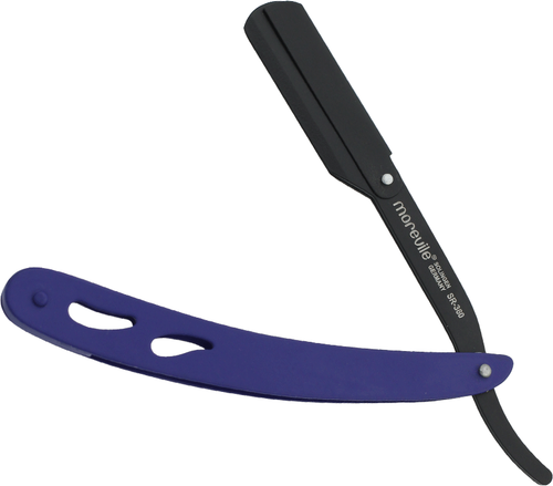 MOREVILE PROFESSIONAL STRAIGHT RAZOR BLACK/BLUE