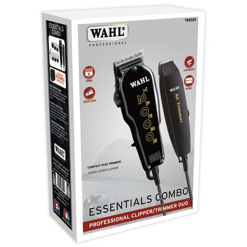 CORTADORA Y CORTADORA WAHL ESSENTIALS COMBO N.º 08329