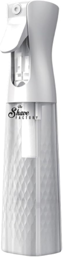 The shave factory Spray Bottle - Hair Mist Sprayer, (Transparent Bottle)