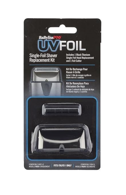BABYLISS Replacement SINGLE UVFOIL and Cutter For Shavers #FXLRF1
