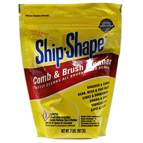 LIMPIADOR DE PEINES Y CEPILLOS SHIP-SHAPE 2LB