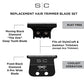 STYLECRAFT Trimmer Blade WIDE THE ONE Black Diamond Replacement Set #SC536B