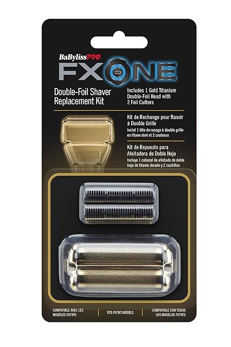 BABYLISSPRO FXONE GOLD Double Foil Shaver Replacement Foil and Cutter #FX79RF2G