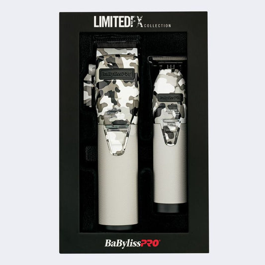 BABYLISSPRO LIMITEDFX COLLECTION CAMO LITHIUM CLIPPER AND TRIMMER COMBO