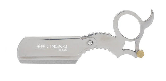 Misaki Finger Straight Razor Crome Silver #FINGER-SL
