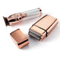 BaBylissPRO Limited Edition Rose Gold Trimmer & Double Foil Shaver Set FXDUOFS2TRG