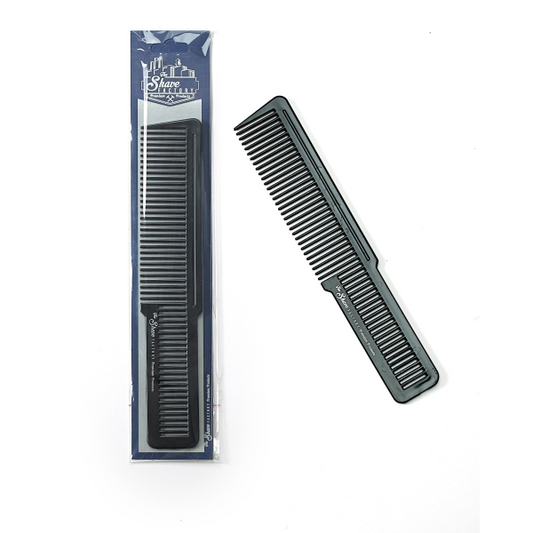 THE SHAVE FACTORY FLAT TOP COMB BLACK