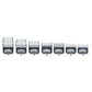 ANDIS MASTER PREMIUM METAL CLIP COMB SET, 7 PC