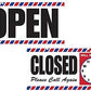 SCALPMASTER OPEN/CLOSED HANGING SIGN SC-9018