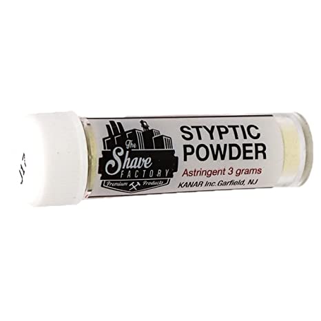 THE SHAVE FACTORY NECK RELIEF STYPTIC POWDER 3gr