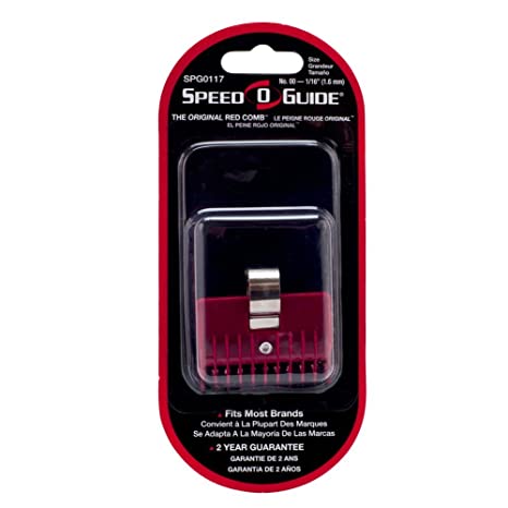 CORTADORA UNIVERSAL SPEED O GUIDE ACCESORIOS DE PEINE ROJO