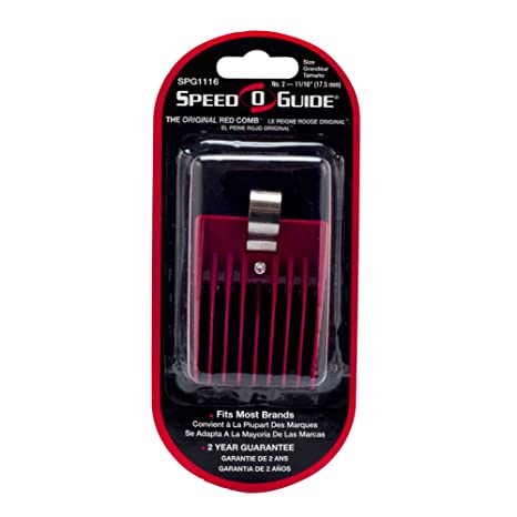 CORTADORA UNIVERSAL SPEED O GUIDE ACCESORIOS DE PEINE ROJO