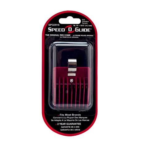 CORTADORA UNIVERSAL SPEED O GUIDE ACCESORIOS DE PEINE ROJO