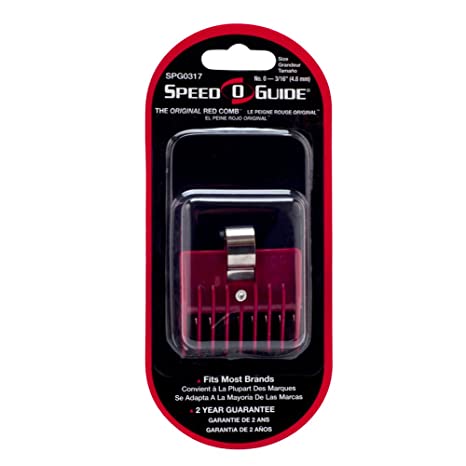 CORTADORA UNIVERSAL SPEED O GUIDE ACCESORIOS DE PEINE ROJO