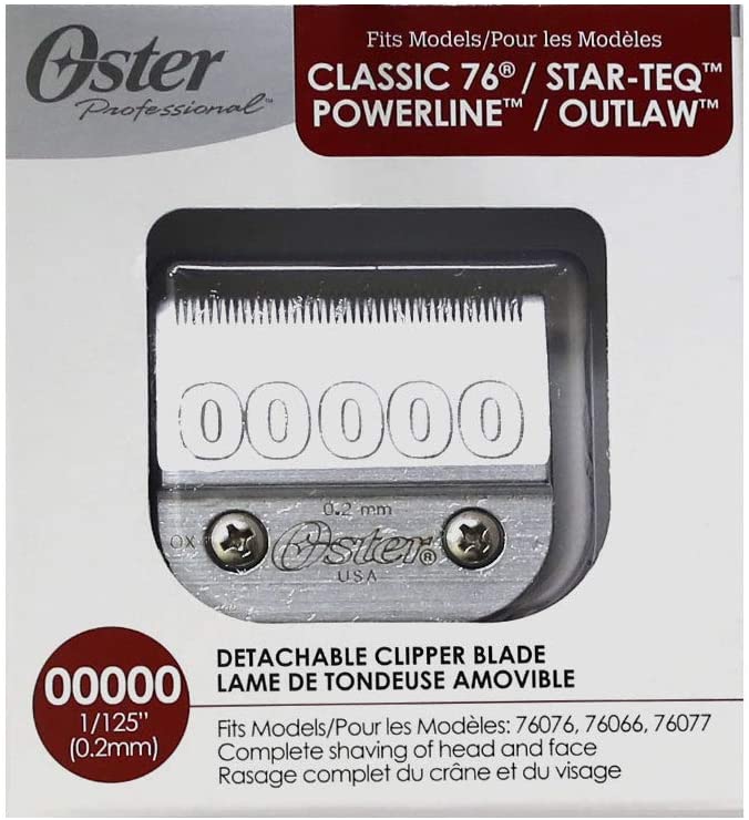 OSTER DETACHABLE BLADE SIZE 00000