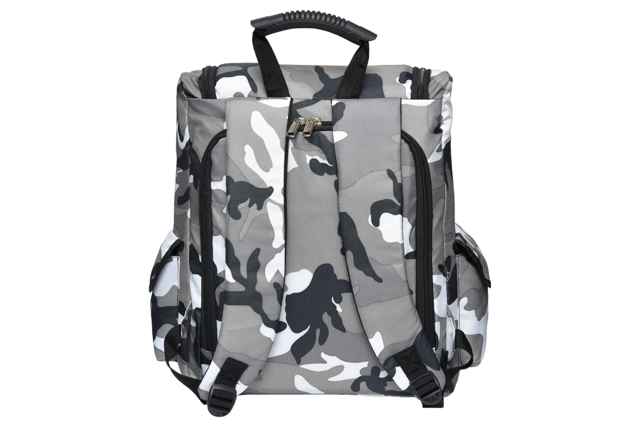 MOCHILA MOREVILE BARBER CAMUFLAJE GRIS 