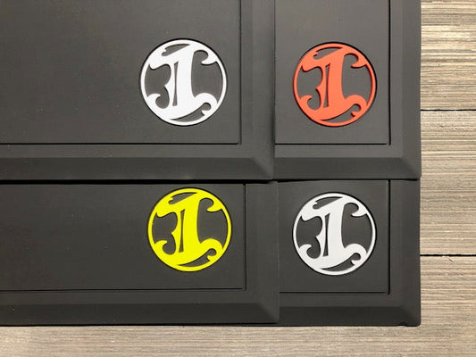 IRVING MAT WORKSTATION  BLACK /COLORED LOGOS