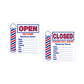 SCALPMASTER OPEN/CLOSED BARBER POLE SIGN #SC-9016