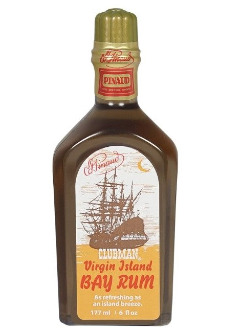 CLUBMAN VIRGIN ISLAND BAY RUM AFTER SHAVE 6 OZ