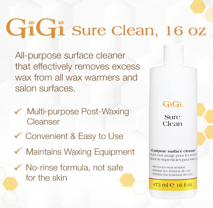 GIGI SURE CLEAN ALL PURPOSE SURFACE CLEANER 16 OZ