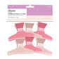 DIANE LARGE BUTTERFLY CLAMPS ROSE 6 PK DEC024