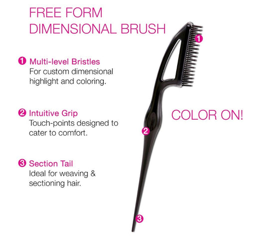 CRICKET COLOR COCKTAIL FREE FORM DIMENSIONAL BRUSH #5516360