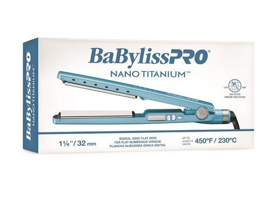 PLANCHA DE ALISADO BABYLISS PRO NANO TITANIO 1" BNT4072TUC