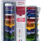 WAHL BLISTERED 1-8 CUTTING GUIDES - COLOR-CODED