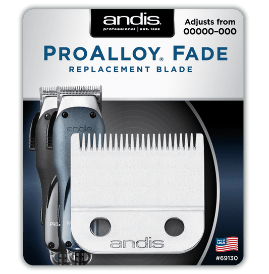 ANDIS PRO ALLOY FADE REPLACEMENT CLIPPER BLADE FITS MODEL AAC-1