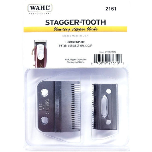 WAHL STAGGER TOOTH BLADE SET C/C MAGIC CLIP ONLY #02161